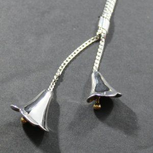 Avon Signed Calla Lily Lariat Vintage Necklace